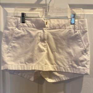 J. Crew High Waist White Shorts Casual Summer Essential